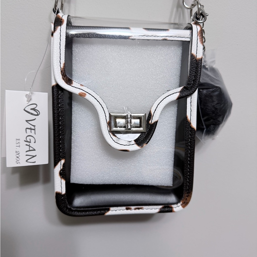 Black and White Crossbody Bag